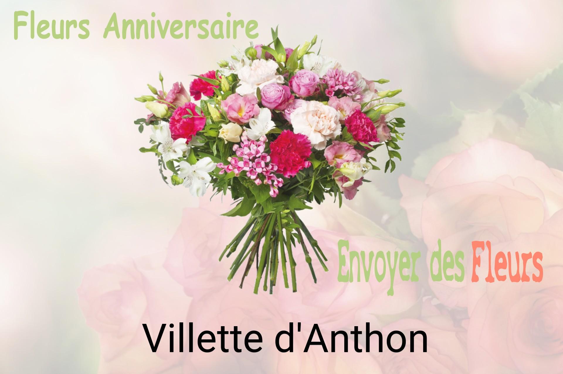 Bouquet de fleurs d’anniversaire livré à Villette-d'Anthon
