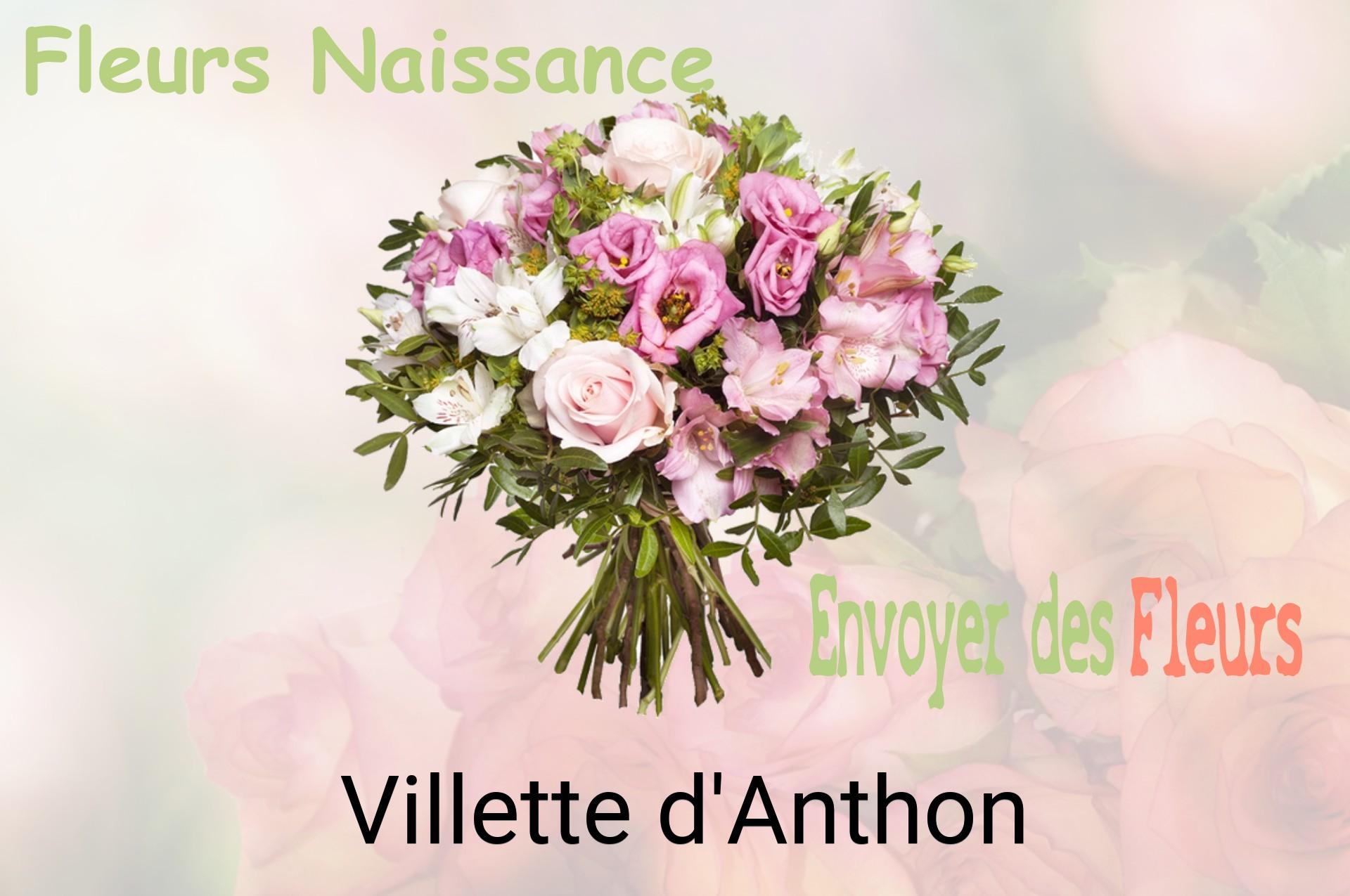 Bouquet de fleurs de naissance livré à Villette-d'Anthon